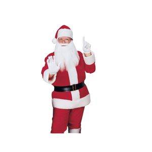 Bristol Novelty - "Classic" Kostüm weihnachtliches Design - Herren BN5535 (Einheitsgröße) (Rot/Weiß)