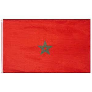 Einheitsgröße MW-53|Marokko Flagge MUWO "Nations Together" 90 x 150 cm