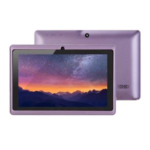 7 Zoll Kinder Tablet Android 4.4 Tablet PC mit Dual-Kameras 1G+8 G Quad Core WiFi Tablet PC Pad für Kinder, Lila