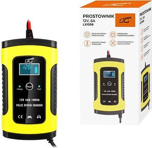 Ładowarka Automatyczna Prostownik Mikroprocesorowy Ltc 12V 6A Lx1206