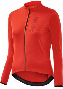 Spiuk Anatomic Winter Long Sleeve Woman Jersey Red XL