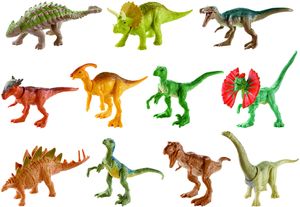 Mattel  FML69 Jurassic World Mini Action Dinos sortiert