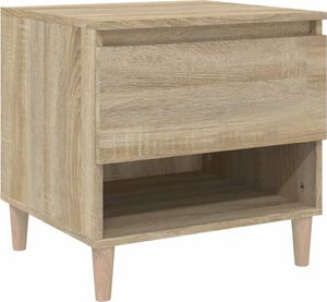 vidaXL Nachttisch Sonoma-Eiche 50x46x50 cm Holzwerkstoff