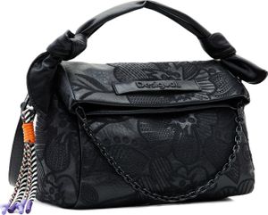 Desigual Handtasche Schultertasche Bols Alpha Loverty 3.0 24SAXP70, Farbe:Schwarz Desigual Handtasche Schultertasche Bols Alpha Loverty 3.0 24SAXP70, Farbe:Schwarz