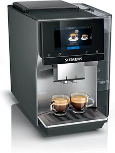 Siemens EQ.700 TP705D01, Kombi-Kaffeemaschine, 2,4 l, Kaffeebohnen, Eingebautes Mahlwerk, 1500 W, Schwarz
