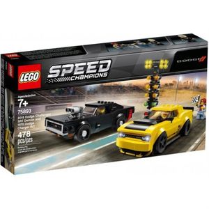 LEGO® Speed Champions 2018 Dodge Challenger SRT Demon und 1970 Dodge Charger R/T, 75893