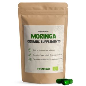 Cupplement - Moringa Oleifera Kapseln 60 Stück - Bio - kein Moringapulver oder Tee - Superfoods