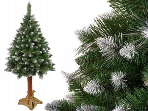 Sztuczne drzewo sosna diamentowa 160 cm na pniu premium
