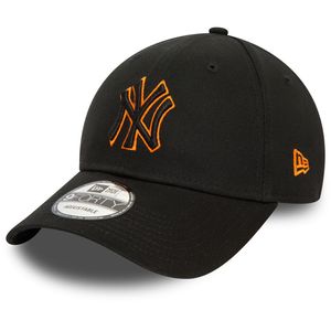 New Era 9FORTY Cap New York Yankees Team Outline black/orange