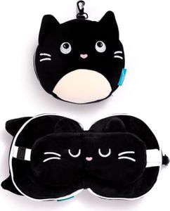 Puckator Feline Fine Resteazz Reisekissen Für Katzen Schwarz  Schwarz One Size
