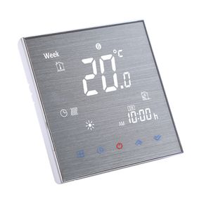 BTH-2000L-GA Wasser Fußbodenheizung Thermostat Digitaler Temperaturregler Großes LCD Display Touch Button Control 5A AC 95-240V