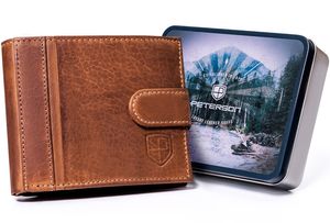 Skórzany Portfel Męski Na Karty Z Zabezpieczeniem Rfid Protect Lumarko!