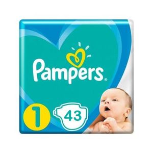 Pampers Baby Dry Gr. 1 New Baby 2-5kg, 43 Stück