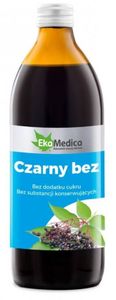 Czarny Bez 100%, Sok EkaMedica, 500ml