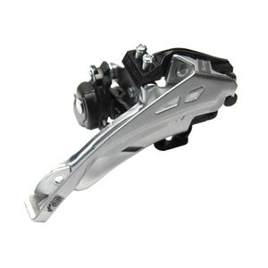 SHIMANO EFDTY710TSX6 Umwerfer Top-Swing Dual Pull FD-TY710TSM6 bis 48Z, 66-69°, 31,8mm, schwarz/silber