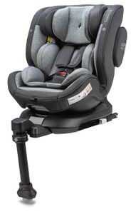 Osann Kindersitz Turai360 SL i-Size 40-105 cm, Reboarder-Kindersitz mit Isofix und Standfuß - Universe Grey