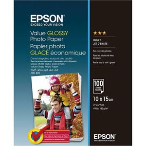 EPSON Fotopapier S400039 10,0 x 15,0 cm hochglänzend 183 g/qm 100 Blatt