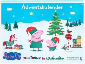 Jazwares PEP0658 Adventskalender Peppa Pig für Kinder ab 2 Jahren