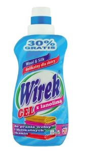 Wirek, lanolínový extrakt, jemný prací prostriedok, 1l