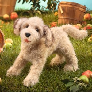 Folkmanis 3136 Handpuppe weiß Labradoodle Hund Welpe