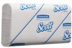 Kimberly Clark Papierhandtücher Scott Handtuch 1 Karton = 1760 Blatt  5856 weiß