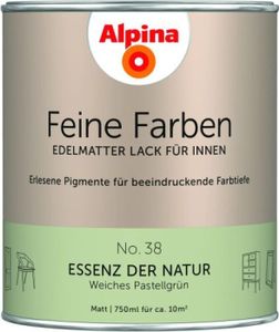 Alpina Feine Farben Lack Essenz der Natur weiches pastellgrün 750 ml