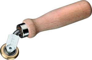 Freund Andrückrolle Messingrad abgeschrägt, 145 g