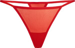 Teyli Mesh Tanga Paski Female 377 red XXL