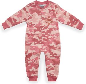 Onesie - Pyjama - Jumpsuit - Mutterschaftsgeschenk – Babyparty – Spielanzug - Rosa Tarnung - Größe 68