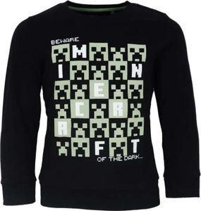 Minecraft  of the Dark Kinder Jungen Pulli Pullover Sweater – Schwarz / 116