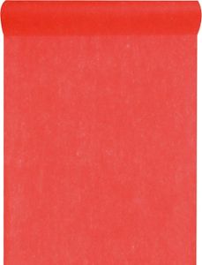 Tischläufer rot Vlies 10 Meter Rolle