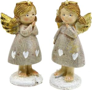 Deko Engel Weihnachtsengel Paar H10cm 2St