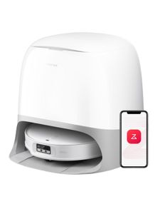 roborock Qrevo CurvX Saugroboter mit Wischfunktion, 22.000Pa Saugkraft, 7,98 Ultra Slim, Dual Anti-Tangle-System, Reactive Al-Hinderniserkennung(Weiß)