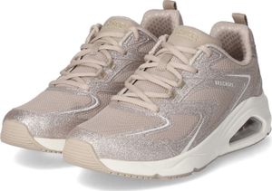 Skechers  Damenschuhe Halbschuhe sportlicher Schnürer Beige Freizeit, Schuhgröße:36 EU