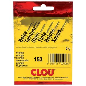 Clou Beize / Pulver-Beize wasserlöslich Nr. 153 orange 10g