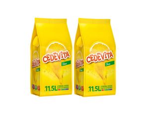 Cedevita Zitrone (Limun) Instant Vitamin Drink Mix 2 x 900g, macht 23 L Saft alkoholfreie
