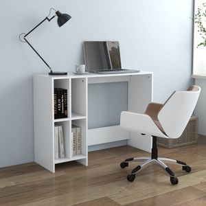 Computertisch Weiß 102,5x35x75 cm Holzwerkstoff , Schreibtische Design 2024
