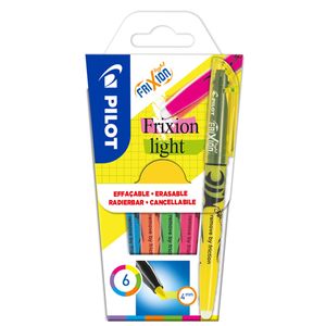 Pilot, Sada 6 ks Zvýrazňovač FriXion Light, mix farieb