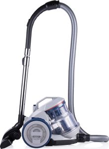 Dirt Devil Staubsauger ohne Beutel DD2501 - Bodenstaubsauger 850W - HEPA 12 Filter - 7.5M Reichweite - mit Combibrush, Versenkter Bürste und Parkettbürste - 5.5KG - Staubsammelbox 1.5L - Grau/Blau Dirt Devil Staubsauger ohne Beutel DD2501 - Bodenstaubsauger 850W - HEPA 12 Filter - 7.5M Reichweite - mit Combibrush, Versenkter Bürste und Parkettbürste - 5.5KG - Staubsammelbox 1.5L - Grau/Blau