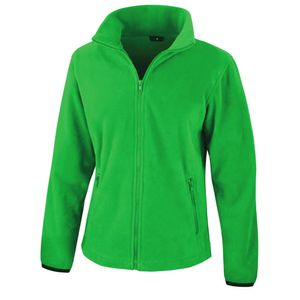Result Dámský fleecový top Core Fashion Fit / fleecová bunda BC3042 (L) (zelená)