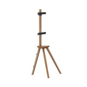 VDD TV-Ständer - Bodenständer - Studio-Stativ - Staffelei Design - bis zu 65 Zoll - Braun