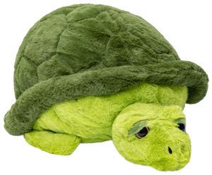 handwärmer Schildpad junior 35 x 35 cm Plüsch grün