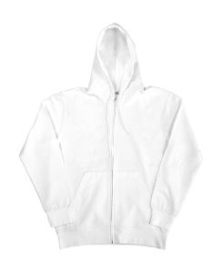 SG Zip Herren Hoodie Kapuzenpullover Sweatjacke Sweater Pulli Pullover, Größe:L, Farbe:Weiß