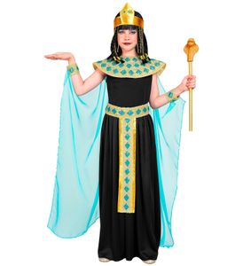 Cleopatra Kinderkostüm 5-teilig | Schwarz Gold Größe: 158