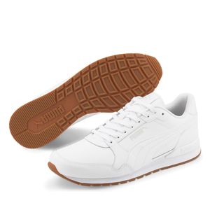 Puma Damen-Sneaker-Schnürhalbschuh ST Runner v3 L Weiß, Farbe:weiß, UK Größe:61/2