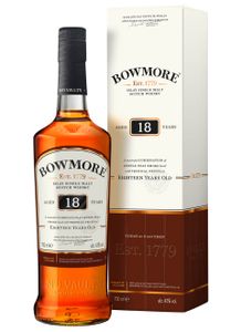 Bowmore 18 Jahre Islay Single Malt Whisky in Geschenkpackung | 43 % vol | 0,7 l