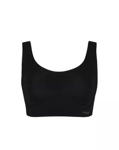 Sloggi Damen Bustier - Zero Feel Top, einfarbig Schwarz XS