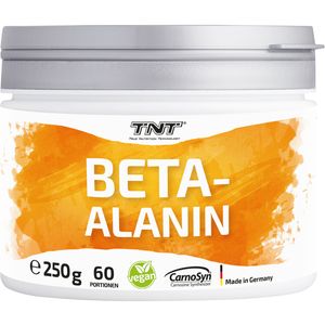 TNT Beta-Alanin CarnoSyn® bester Rohstoff, kann bei intensivem Training und Ausdauer helfen 250g ohne Geschmack