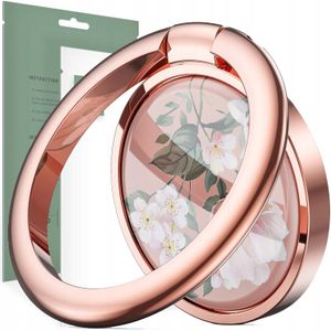 Ring Holder - držák na mobil prsten, Magnetic Tech-Protect Flower Rose