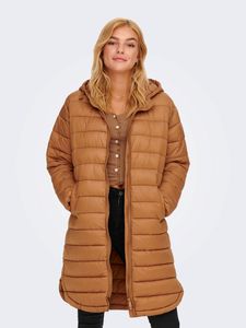 ONLY Damen Lange Steppjacke Wattierter Übergangsmantel mit Kapuze ONLMELODY ONLMELODY OVERSIZE QUILTED COAT OTW - 15258420